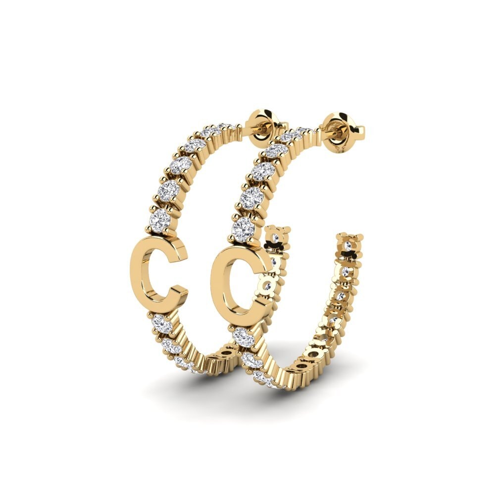 Diamante SYLVIE Pendientes Sereba - C