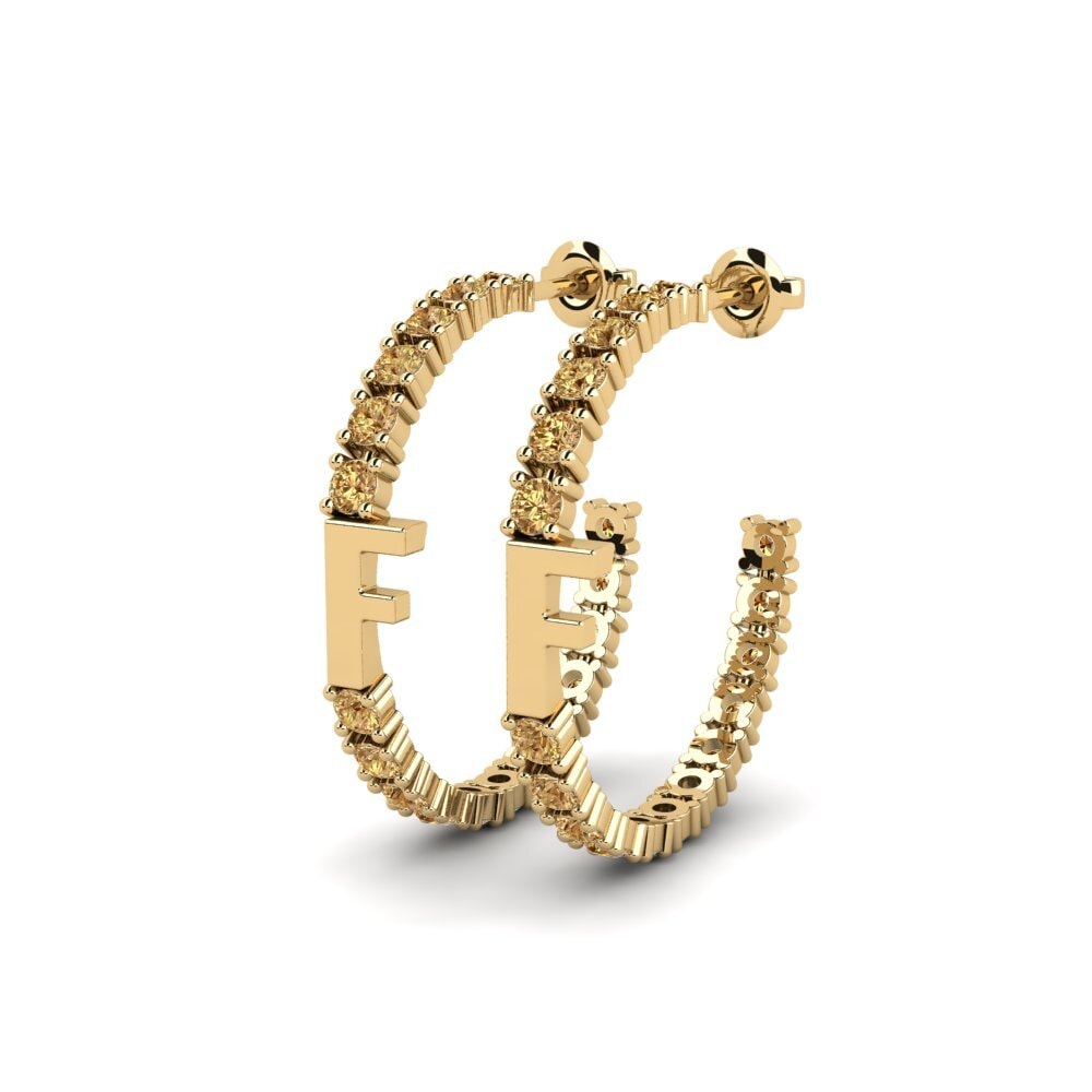 Brown Diamond SYLVIE Earring Sereba - F