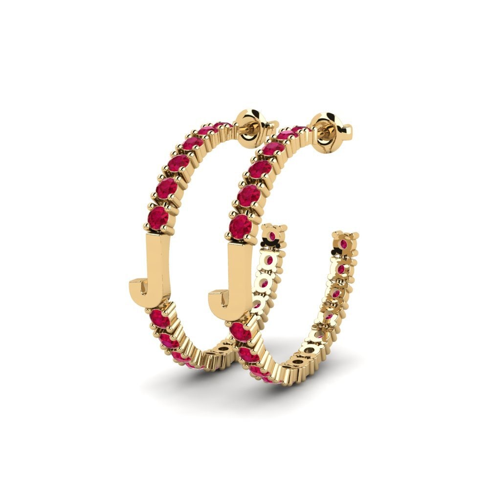 Ruby SYLVIE Earring Sereba - J