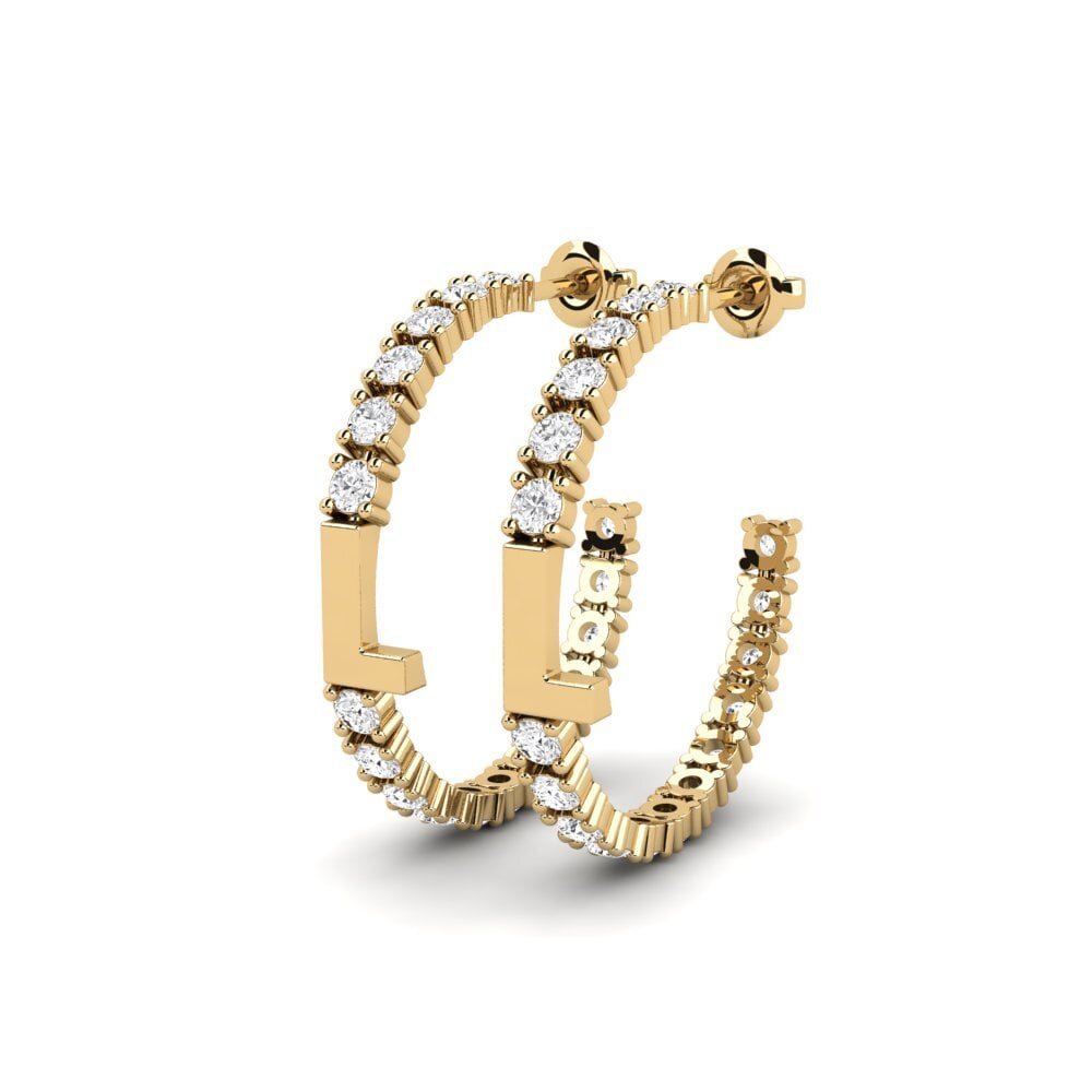 White sapphire SYLVIE Earring Sereba - L