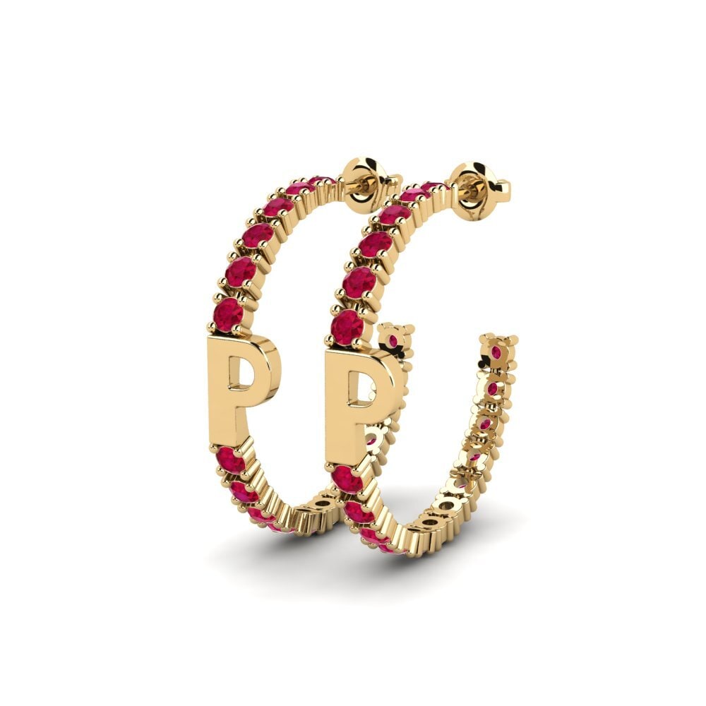 Ruby SYLVIE Earring Sereba - P