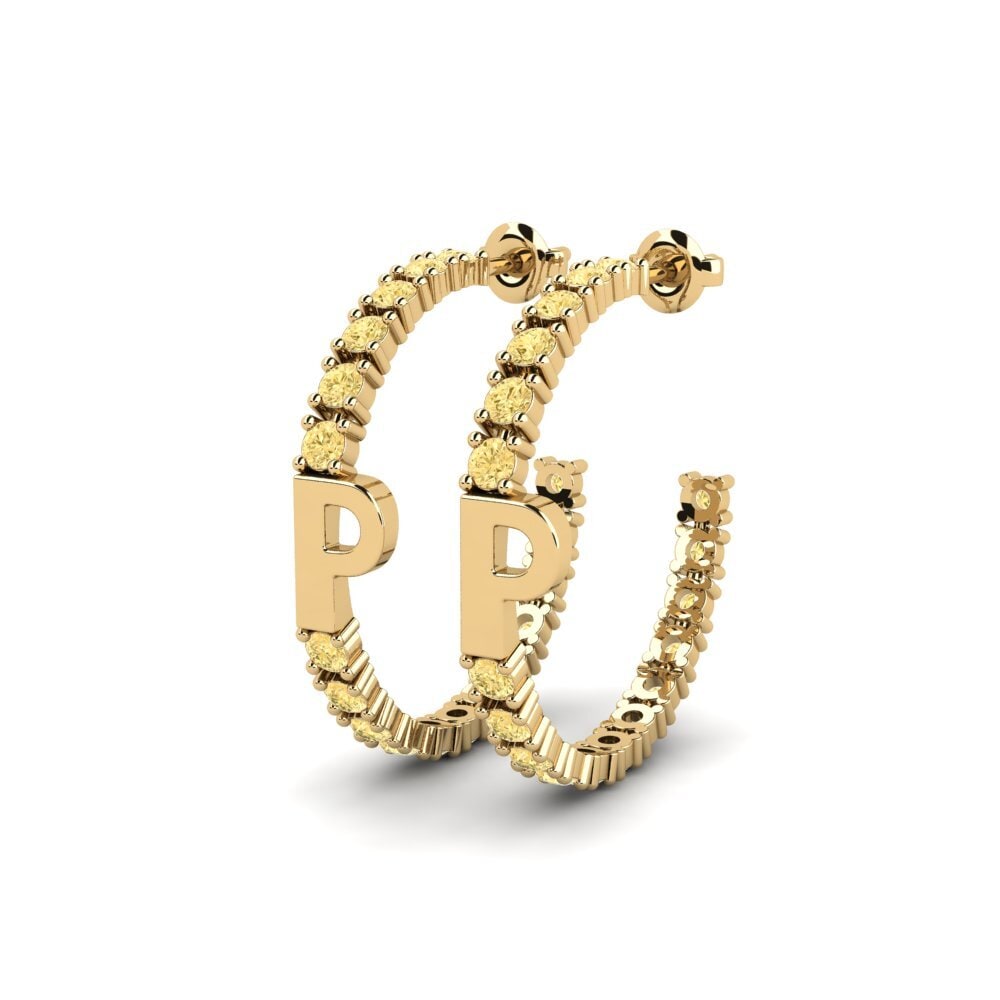 Yellow Diamond SYLVIE Earring Sereba - P