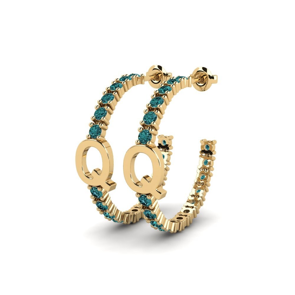 Blue Diamond SYLVIE Earring Sereba - Q