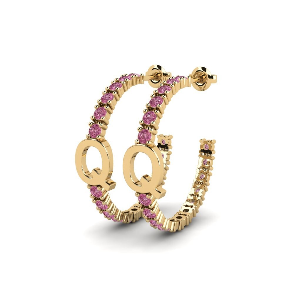 Granate Rhodolite SYLVIE Pendientes Sereba - Q
