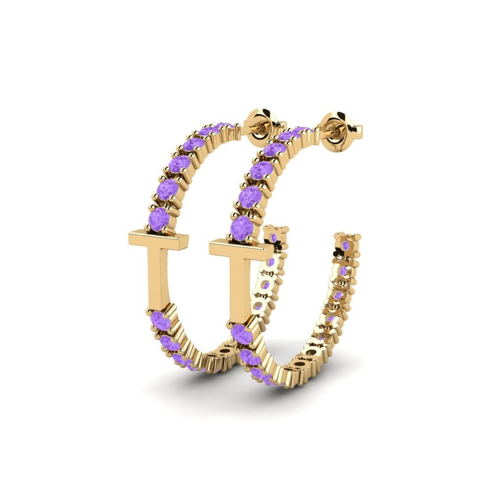 Amethyst SYLVIE Earring Sereba - T