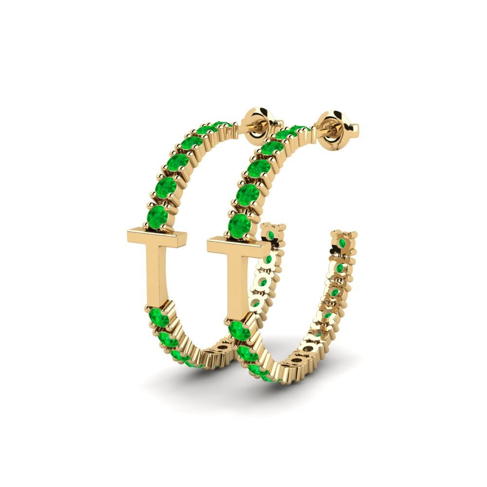 Emerald SYLVIE Earring Sereba - T