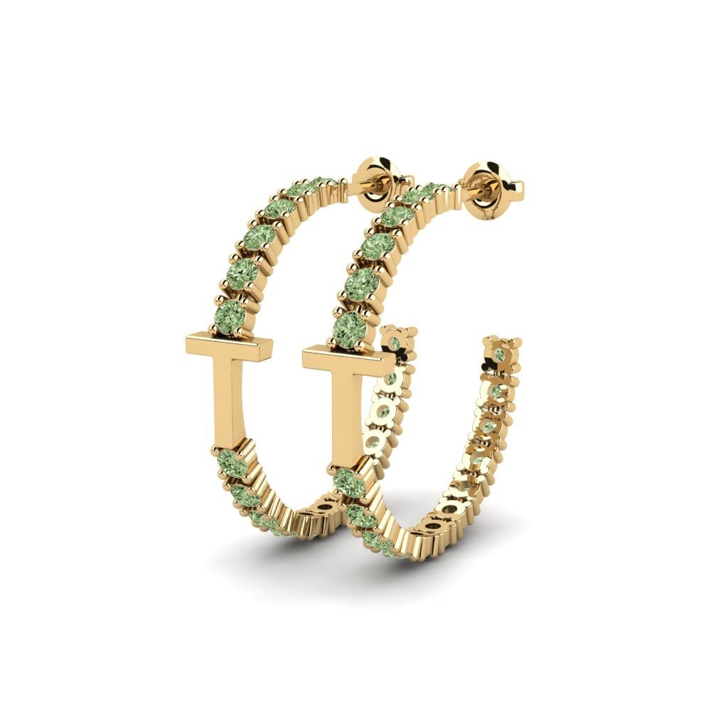 Green Diamond SYLVIE Earring Sereba - T