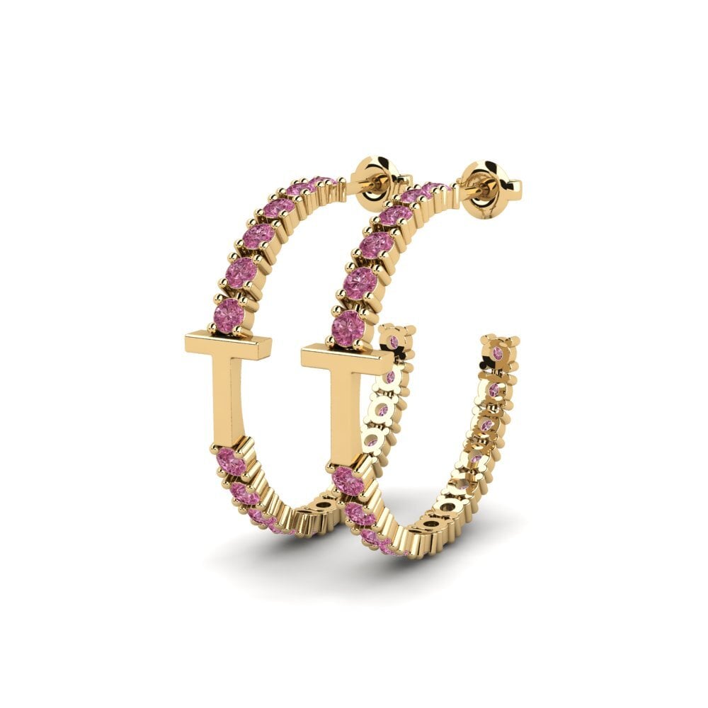 Rhodolite Garnet SYLVIE Earring Sereba - T