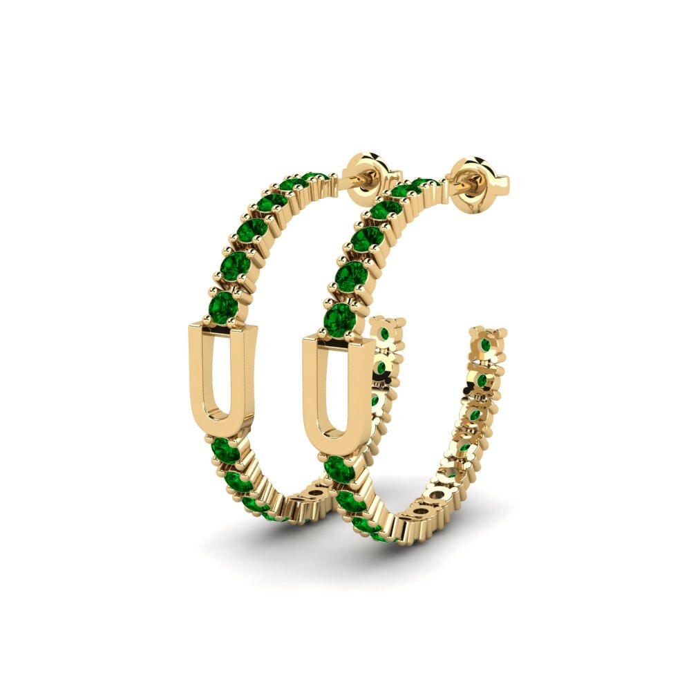 Green Zirconia SYLVIE Earring Sereba - U