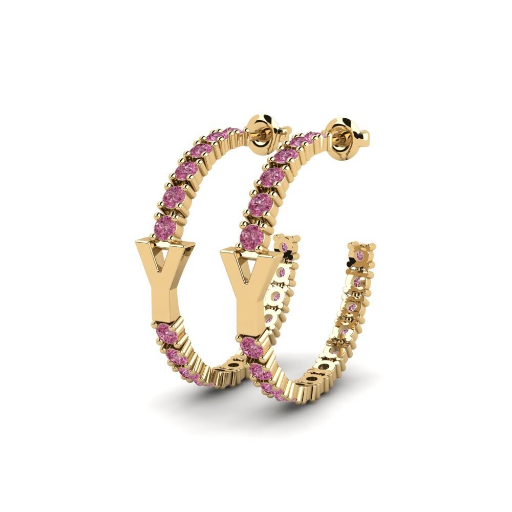 Rhodolite Garnet SYLVIE Earring Sereba - Y