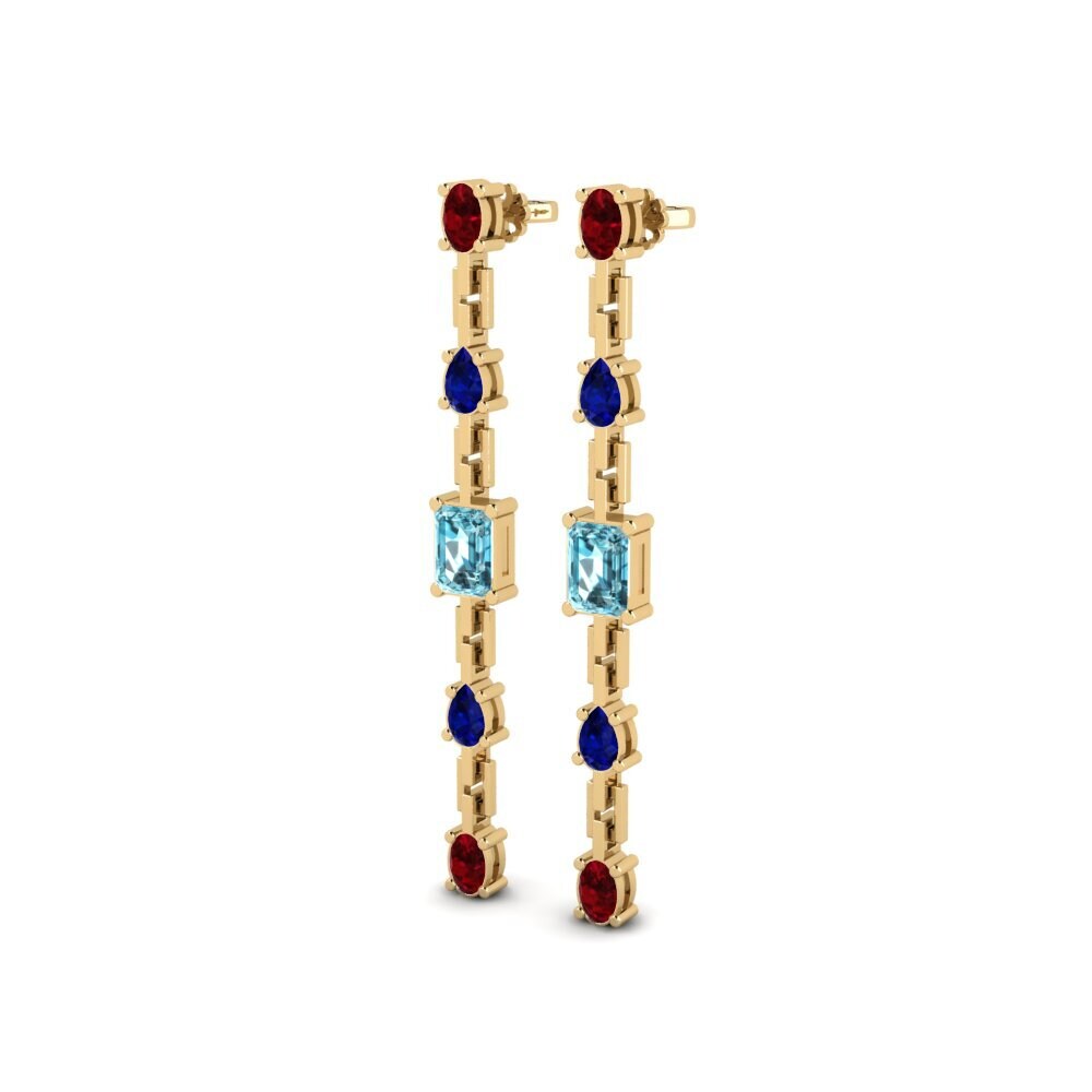 Blue Zircon SYLVIE Earring Sogno