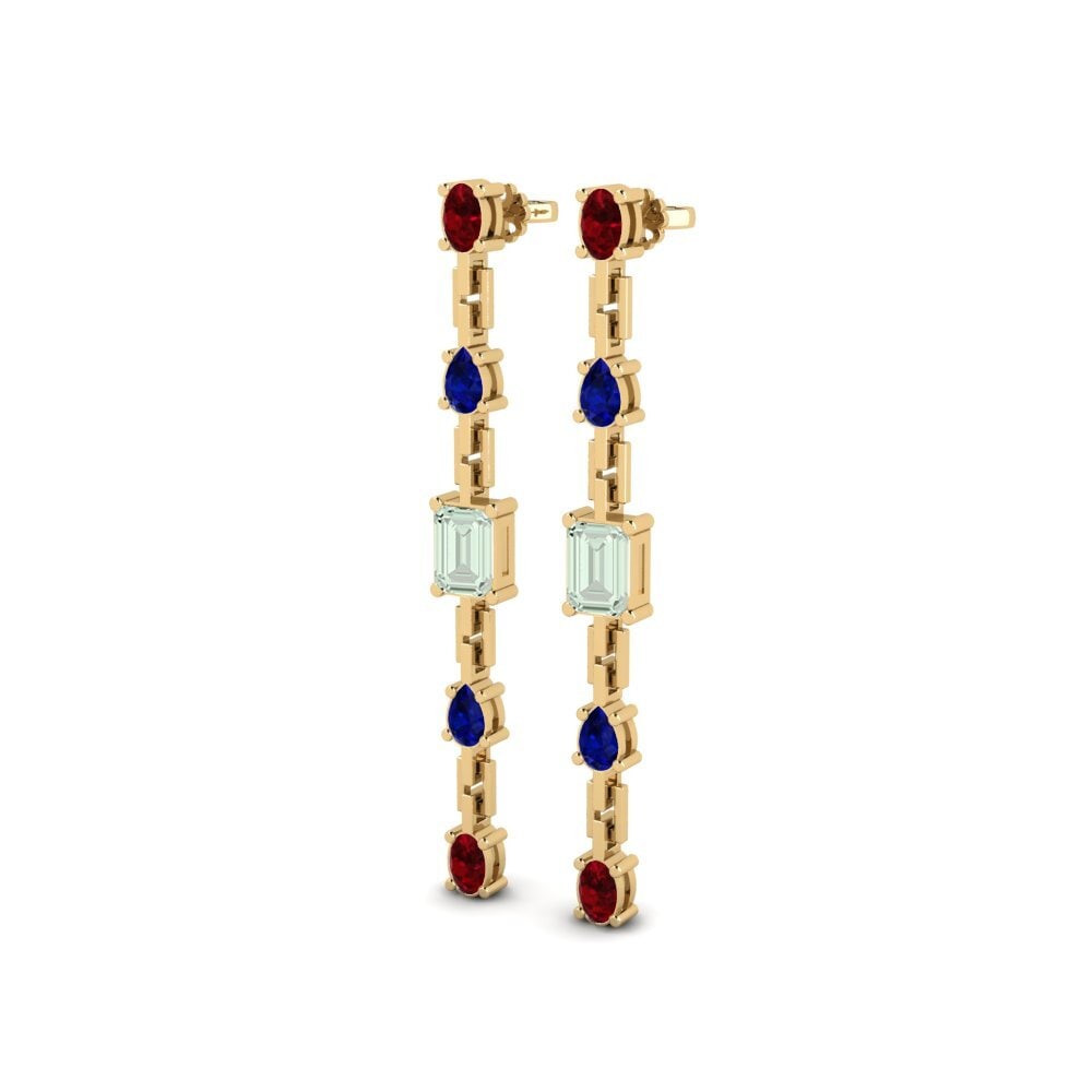 Green Amethyst SYLVIE Earring Sogno