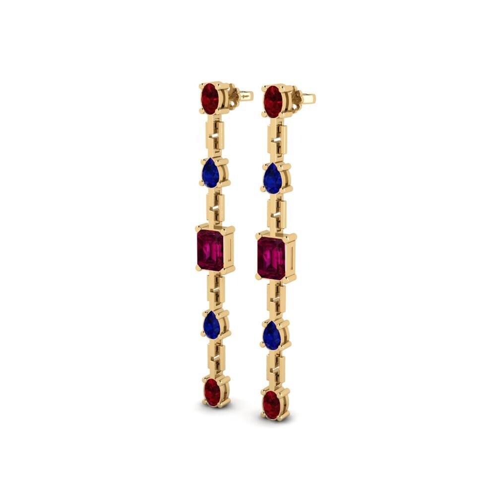 Rhodolite Garnet SYLVIE Earring Sogno