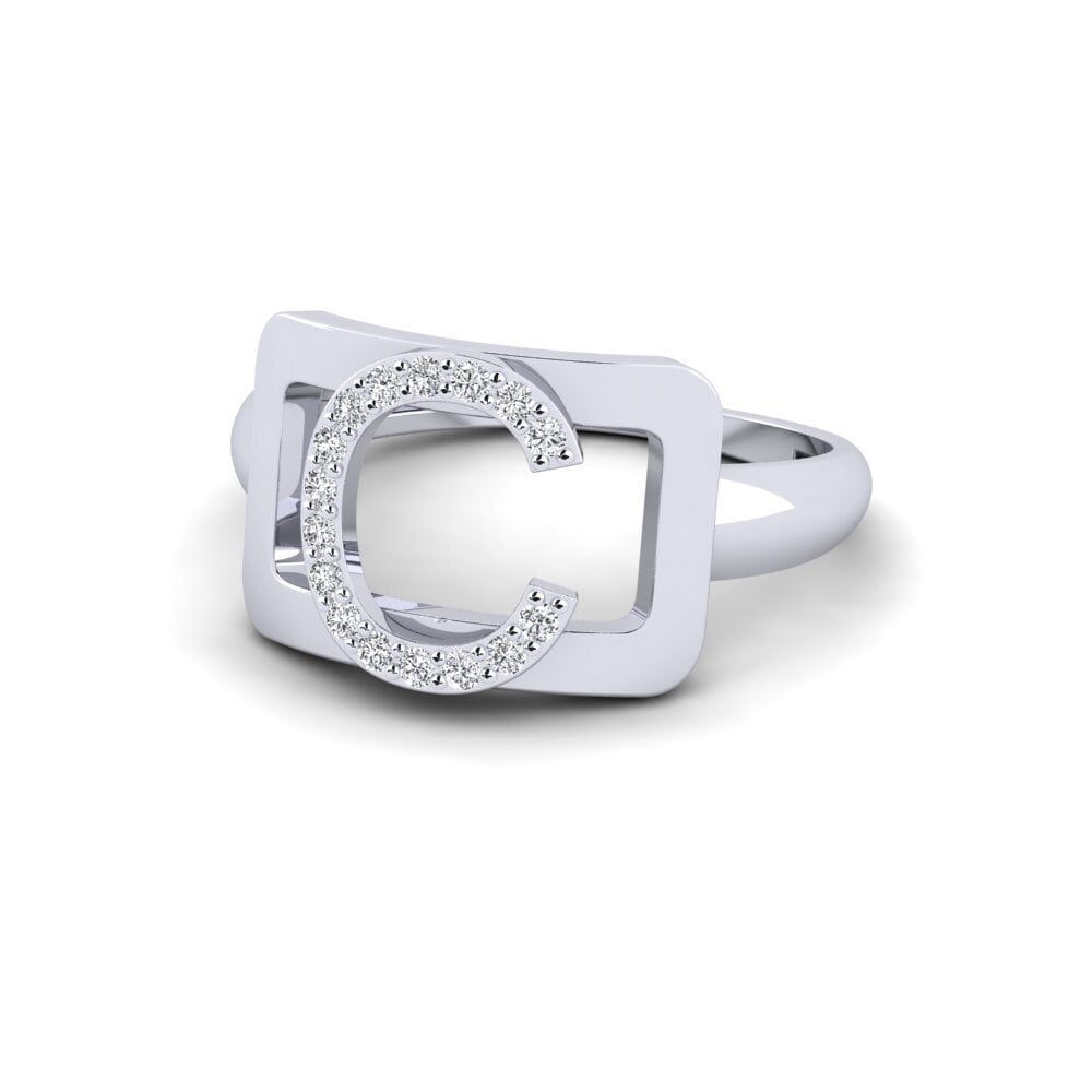 14ct White Gold SYLVIE Ring Teselya - C