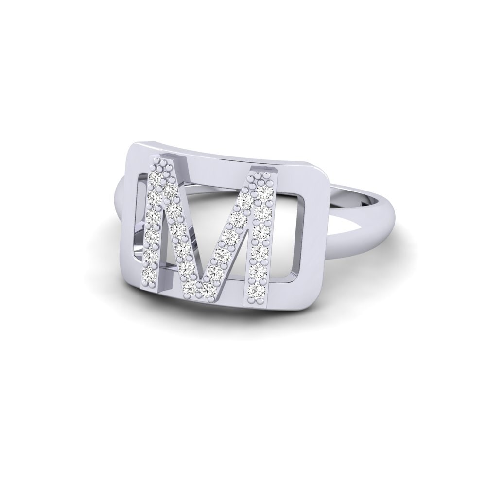 Palladium 950 Moissanit SYLVIE Ring Teselya - M