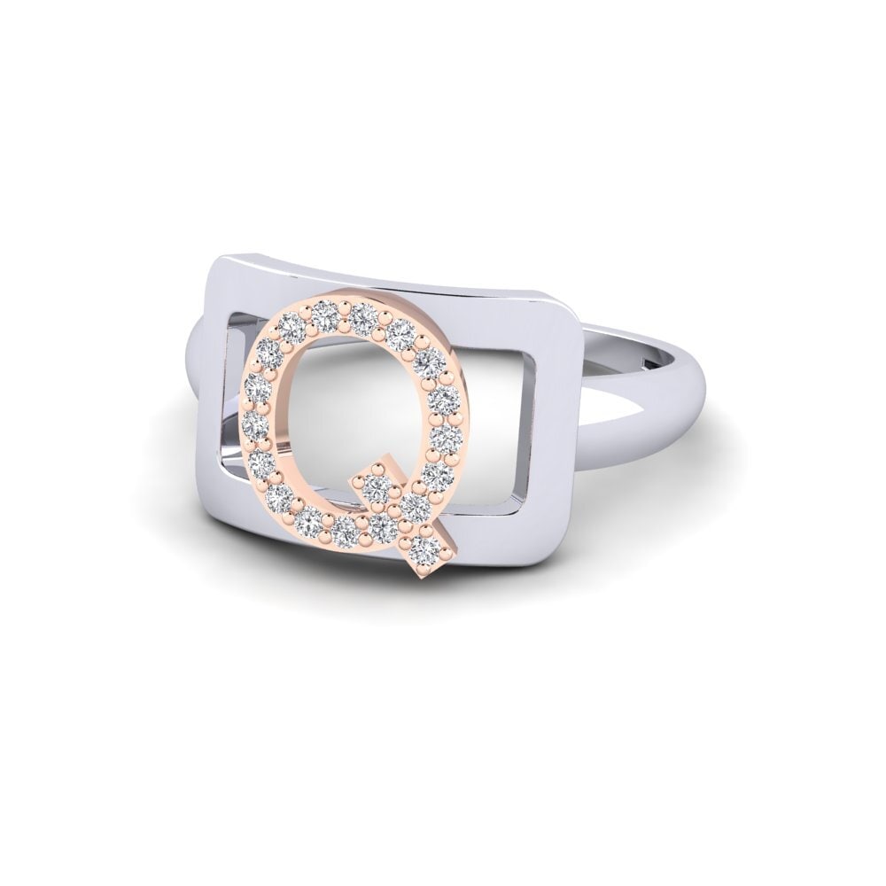 Weiss & Rotgold 750 SYLVIE Ring Teselya - Q