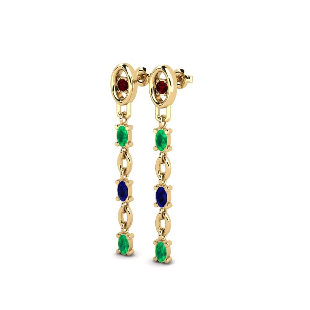 Garnet SYLVIE Earring Thersites