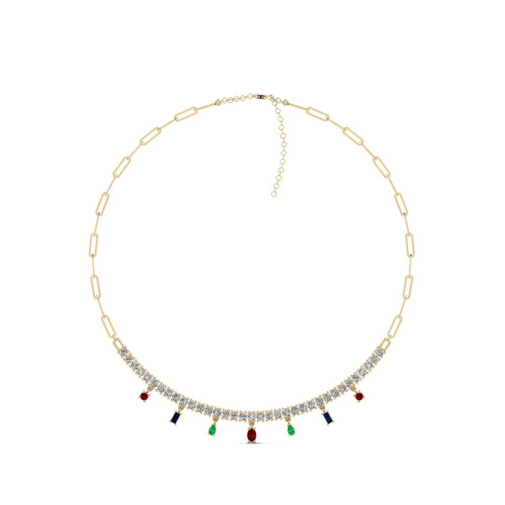 Red Zirconia SYLVIE Collier Toboso