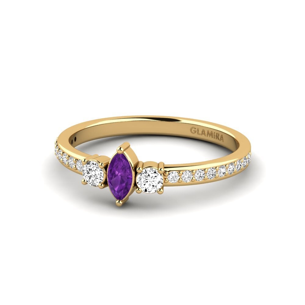 Amethyst Engagement Ring Ashusto