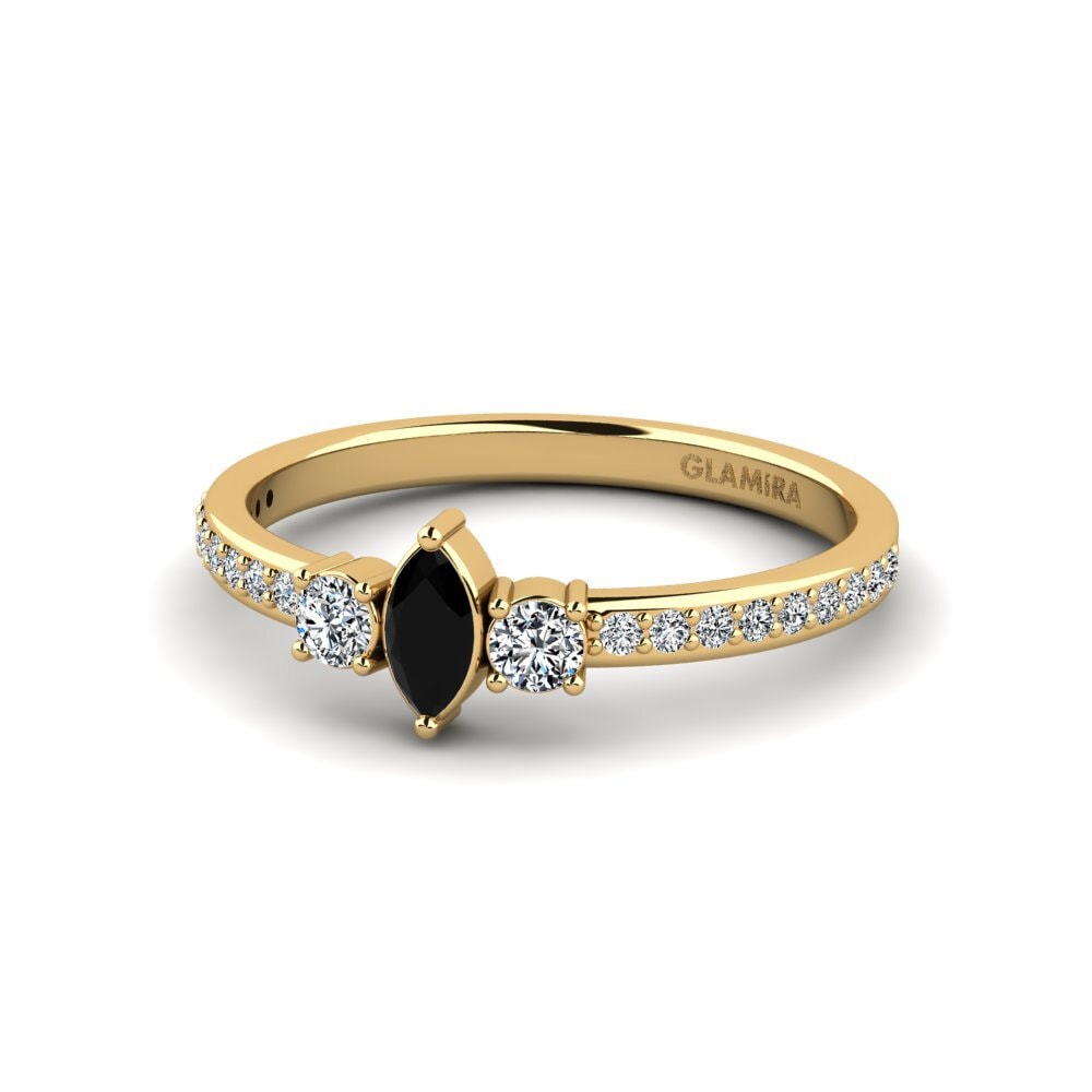 Black Diamond Engagement Ring Ashusto