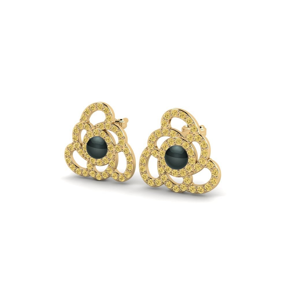 Yellow Diamond Women's Earring Dibreo