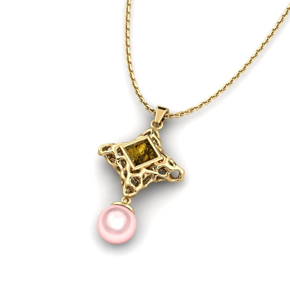 Brown Zircon Women's Pendant Alary