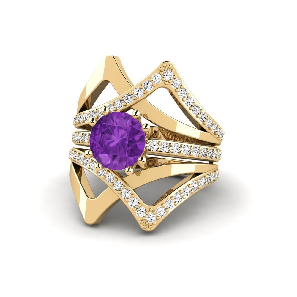 Amatista Anillo Aftio - SET