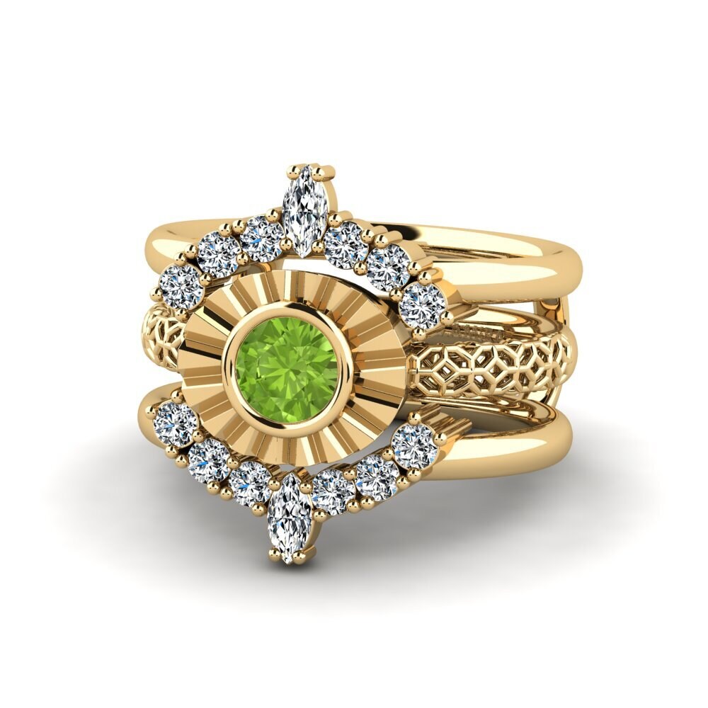 Peridot Ring Annike - SET