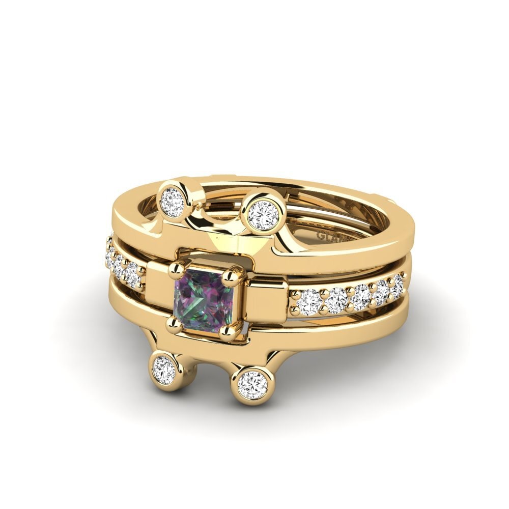 Topacio Místico Anillo Fteatia - SET