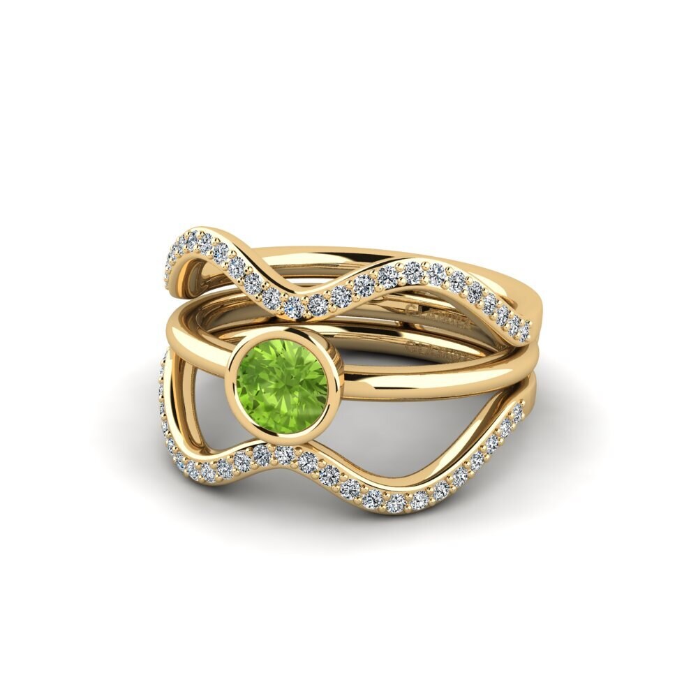 Peridot Ring Fuma - SET