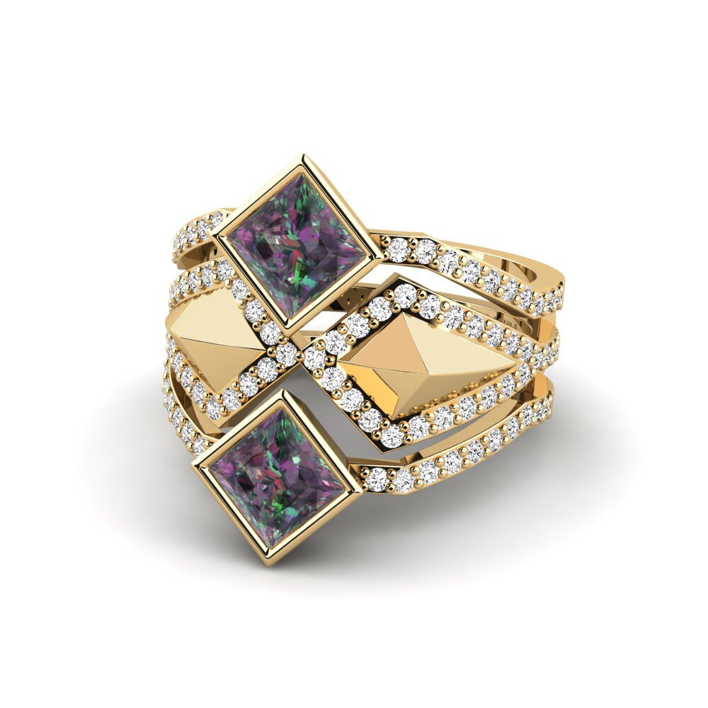 Topacio Místico Anillo Gialle - SET