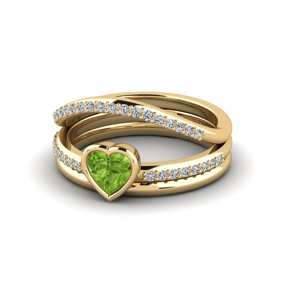 Peridot Ring Glin - SET