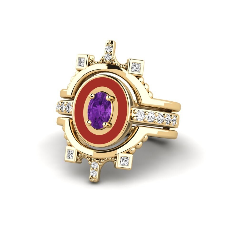 Amethyst Ring Harweaa - SET