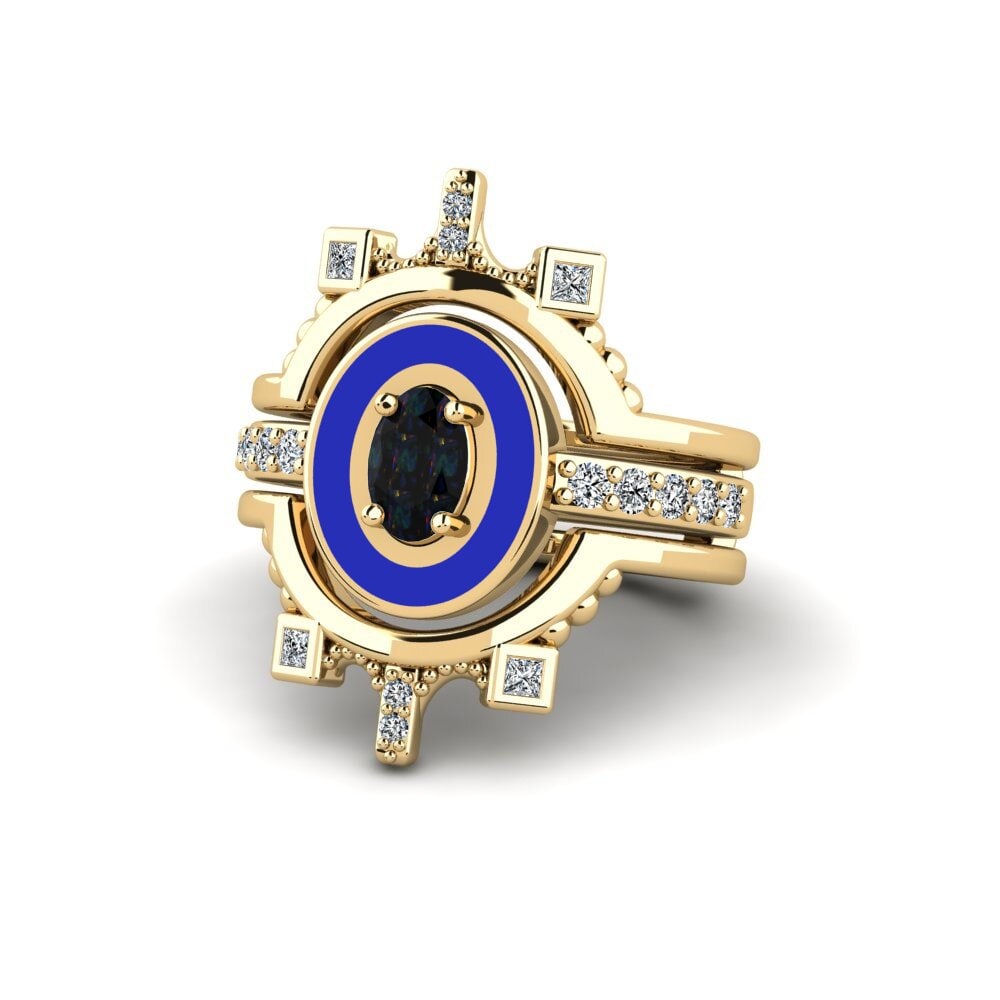 Black Opal Ring Harweaa - SET