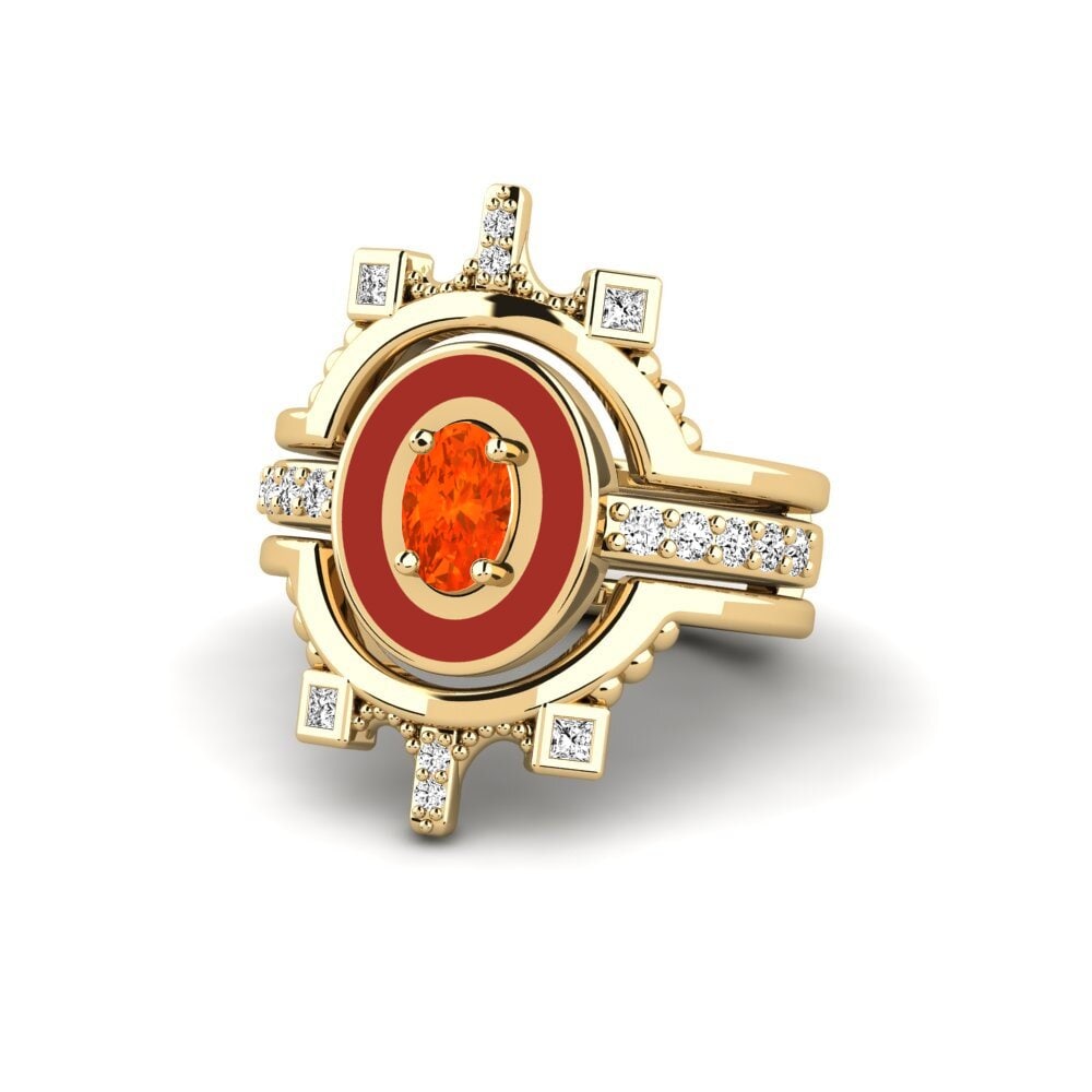 Feueropal Ring Harweaa - SET