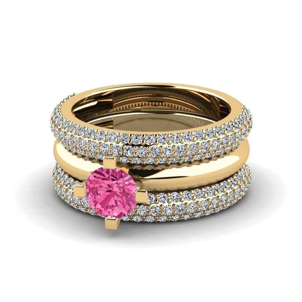 Pink Tourmaline Ring Hyhtin - SET