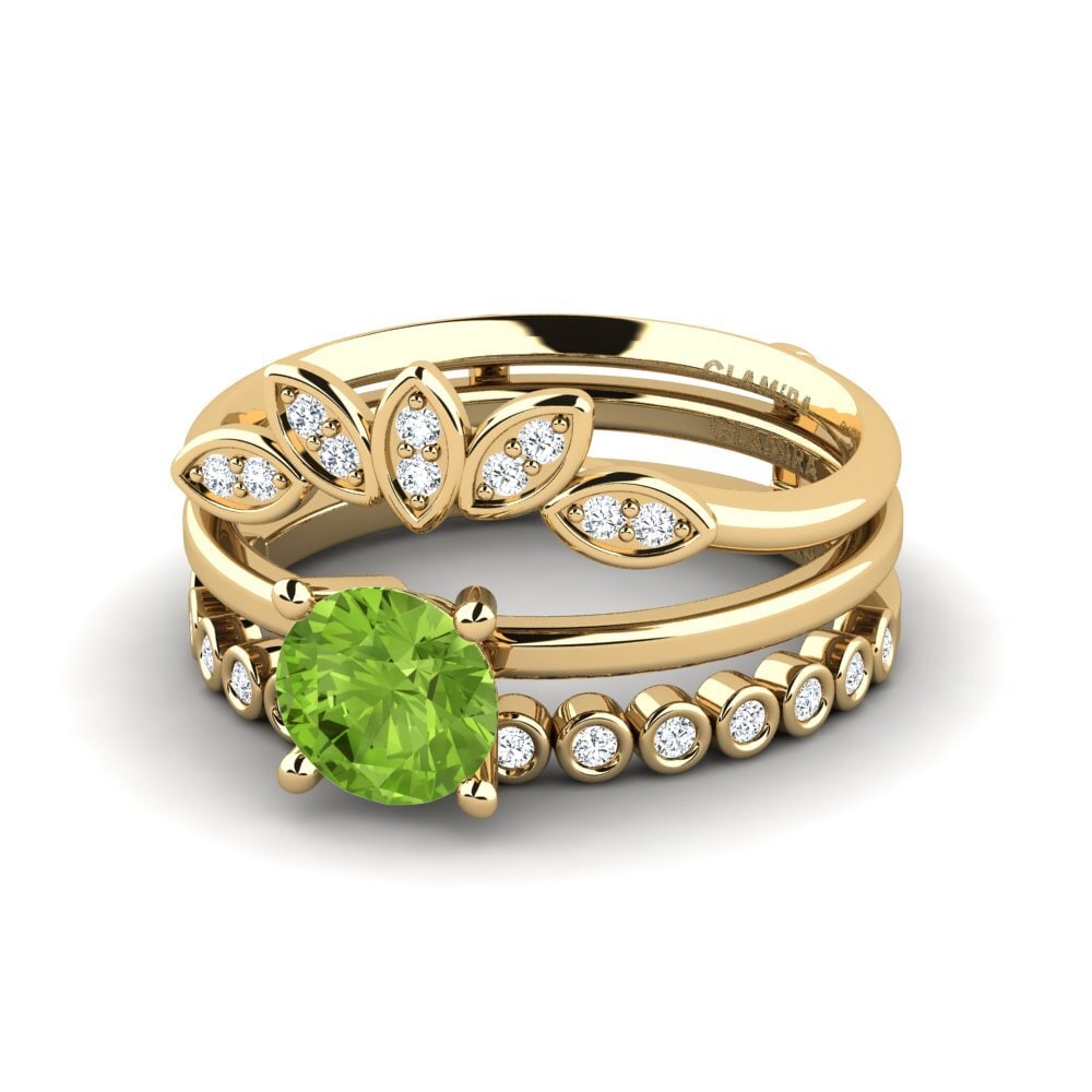 Peridot Ring Jenli - SET