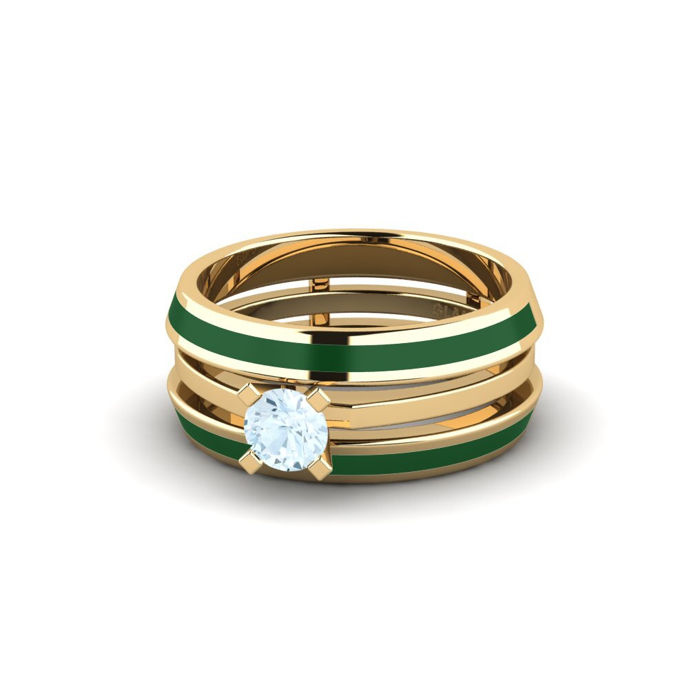 Aquamarin Ring Kyndry - SET
