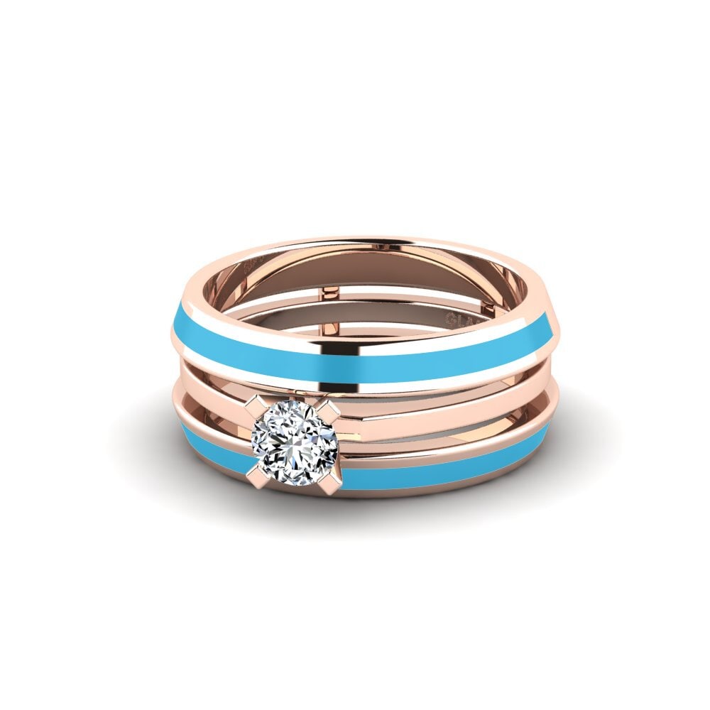 Rotgold 375 Ring Kyndry - SET