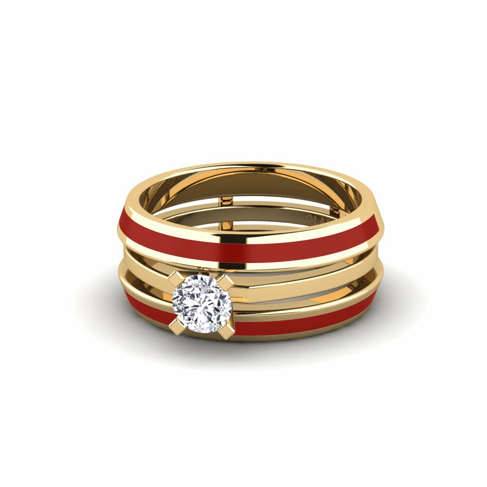 Diamant De Synthèse Bague Kyndry - SET