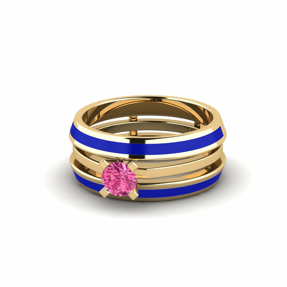 Tourmaline Rose Bague Kyndry - SET
