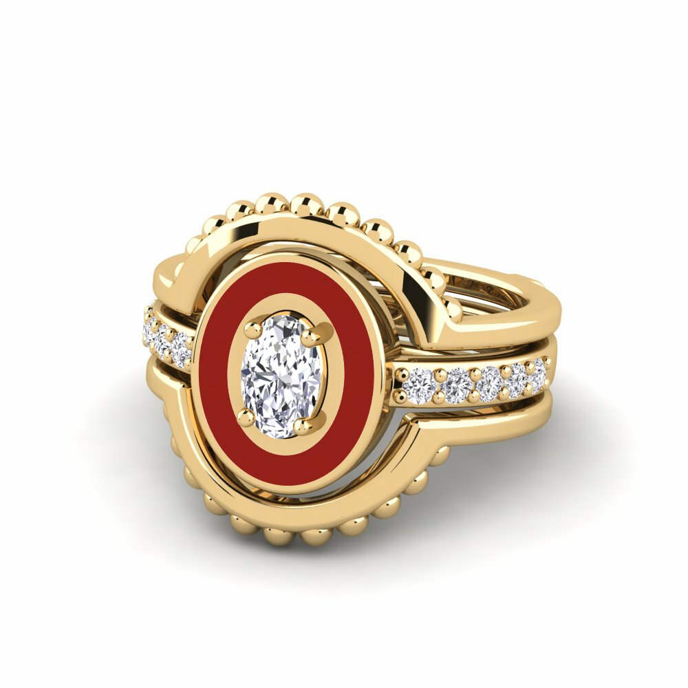 Diamant De Synthèse Bague Lmingea - SET
