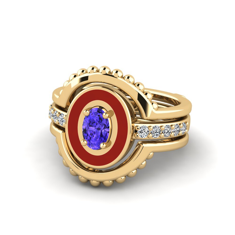 Tanzanite Ring Lmingea - SET