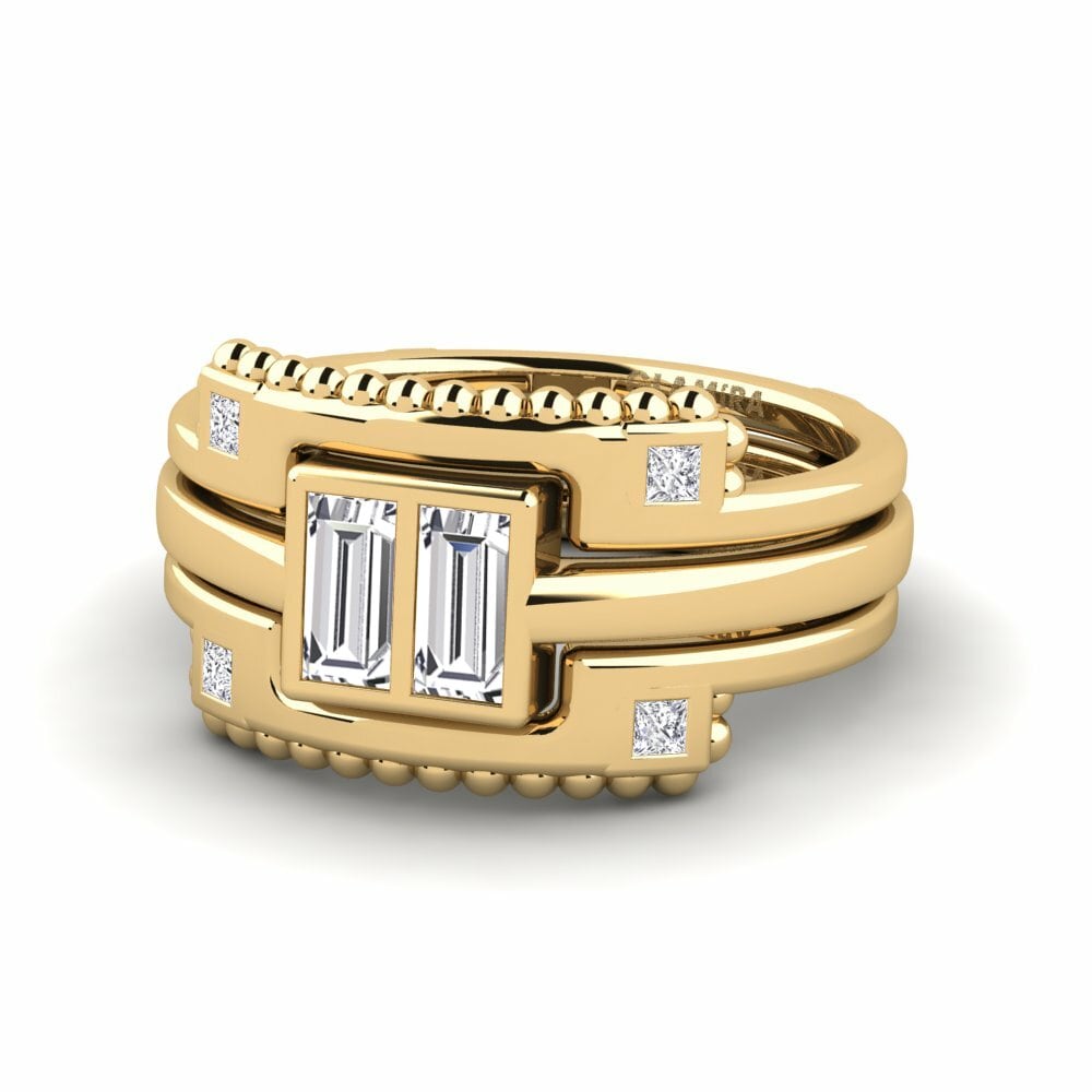 Diamant Bague Nealduna - SET