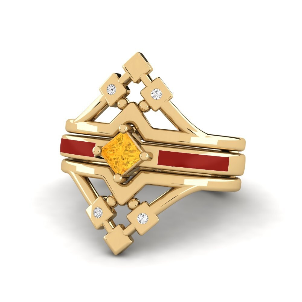 Citrin Ring Nerwyrsa - SET