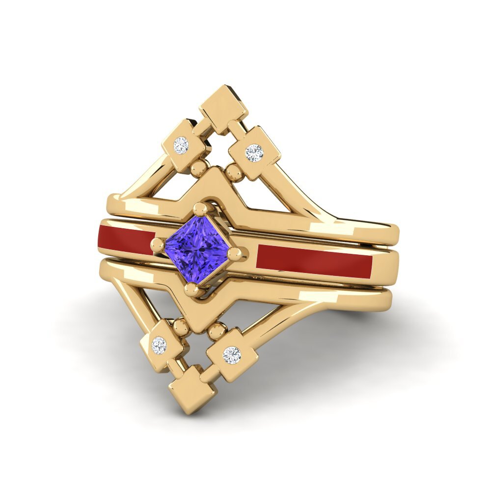 Tanzanite Ring Nerwyrsa - SET