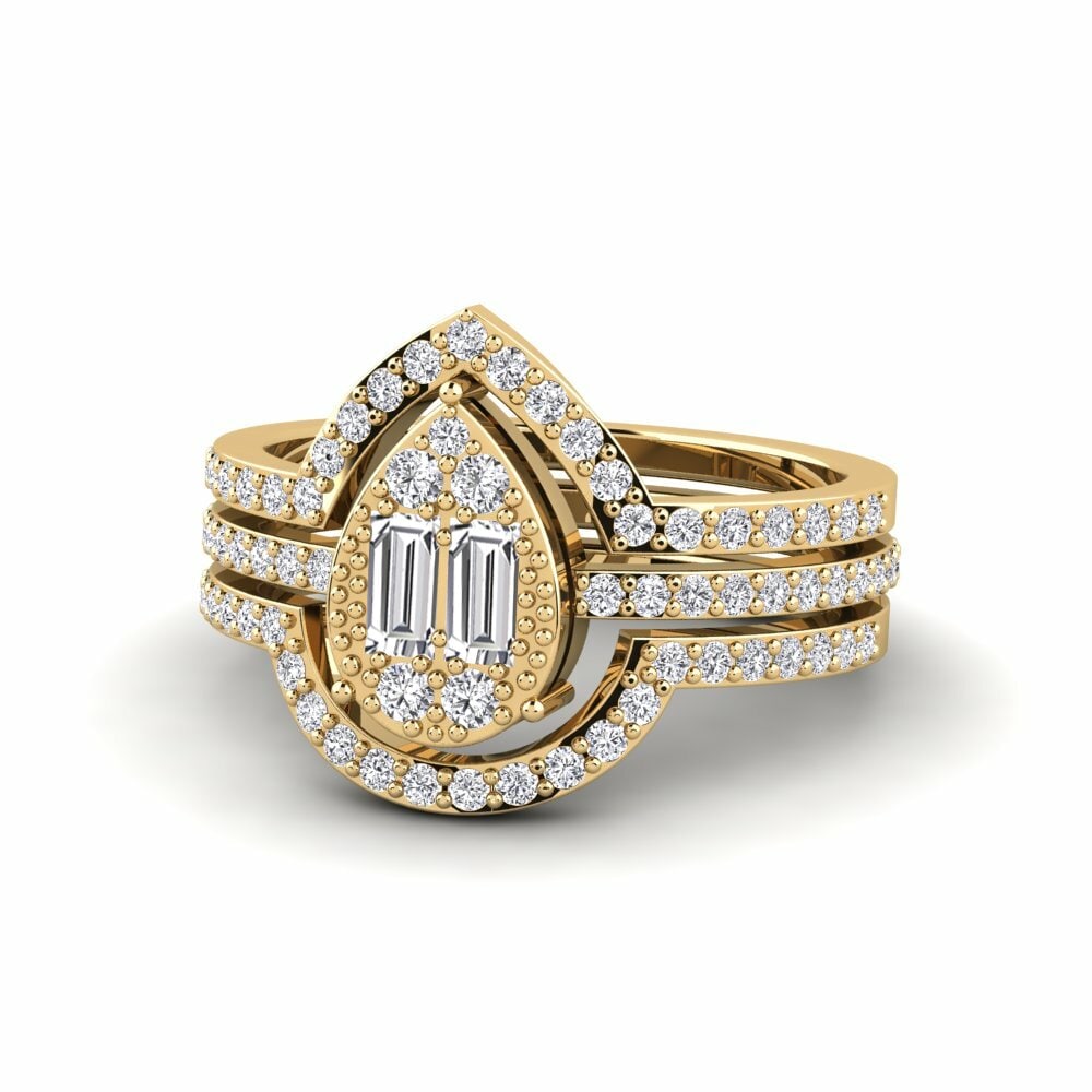 Diamant Bague Receire - SET