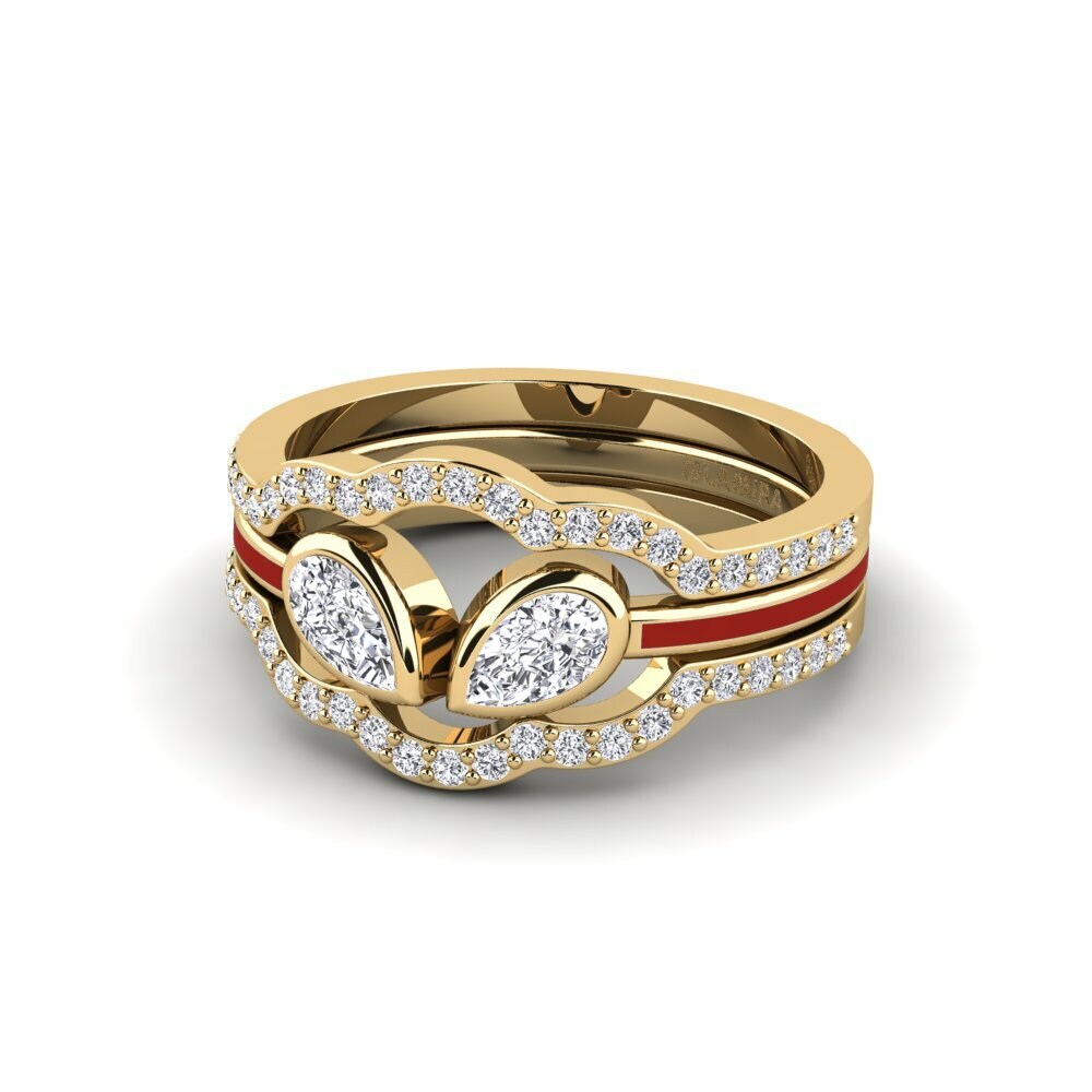 Diamant De Synthèse Bague Snene - SET
