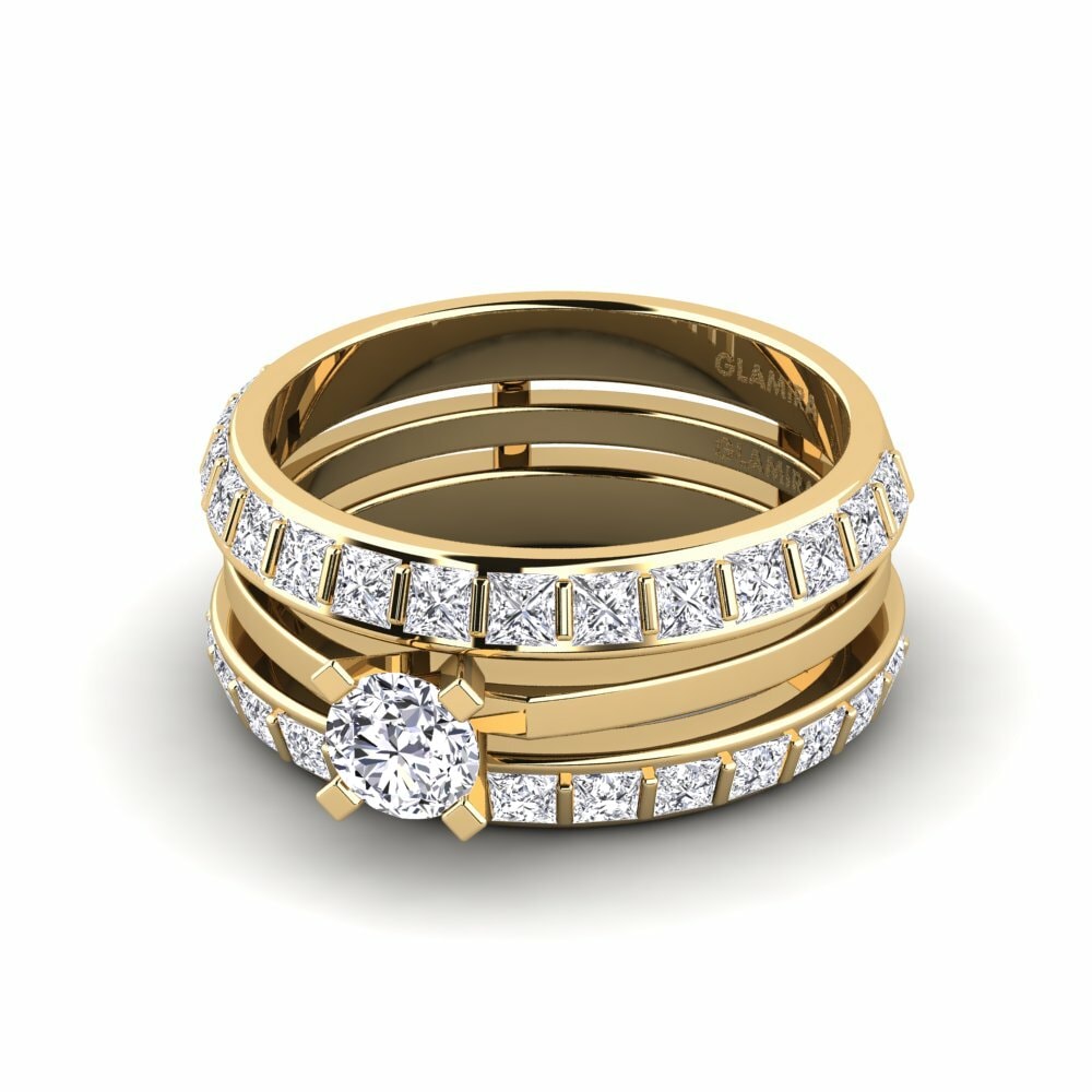 Diamant Ringen Stinge - SET