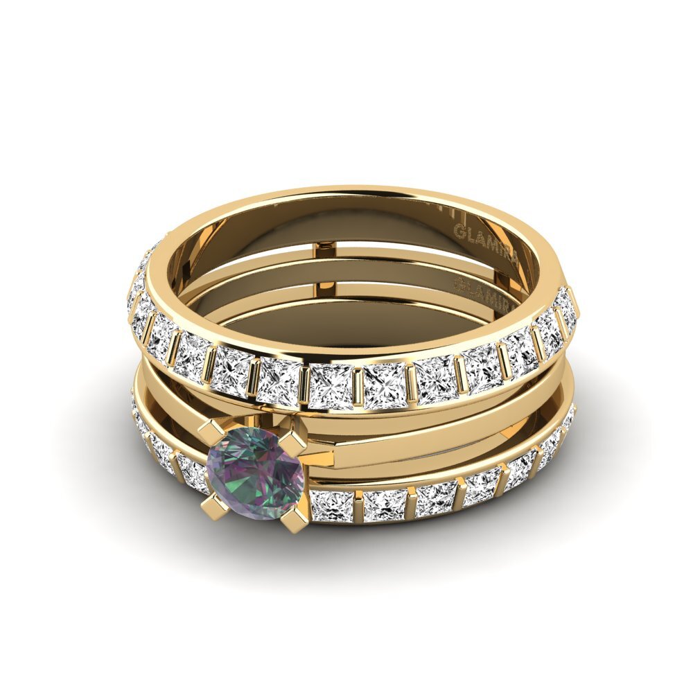 Topacio Místico Anillo Stinge - SET